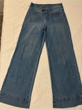 High-Rise Wide Leg Women’s Jeans - Blue